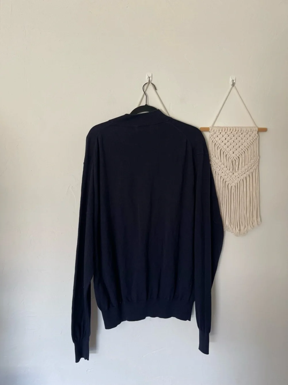 Peter Millar 1/4 Zip Pullover Sweater Cotton-Cashmere Blue